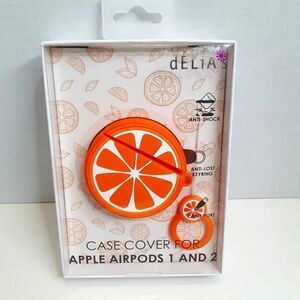 Apple Airpods 1 and 2  Orange Case Cover